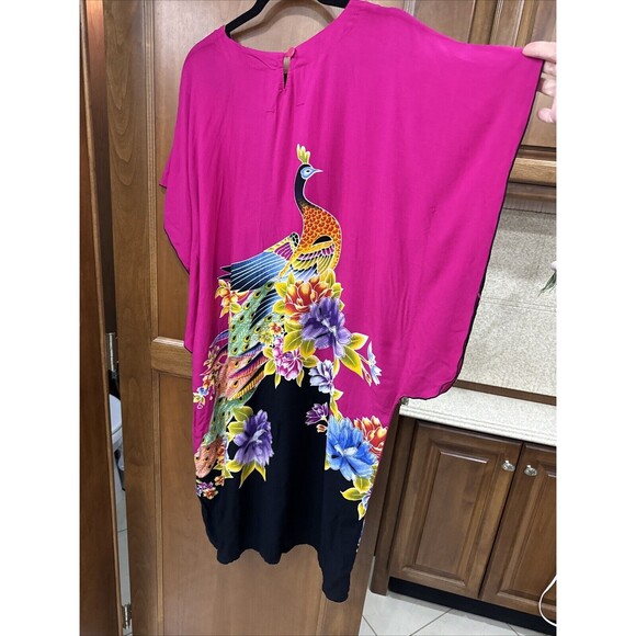 Vintage Puri Kencana Batik Halus Floral Dress Retro Gown, one size - Picture 5 of 5